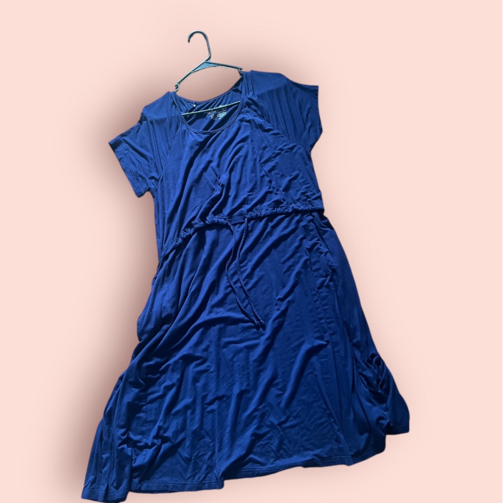 Latched Mama Navy Dress